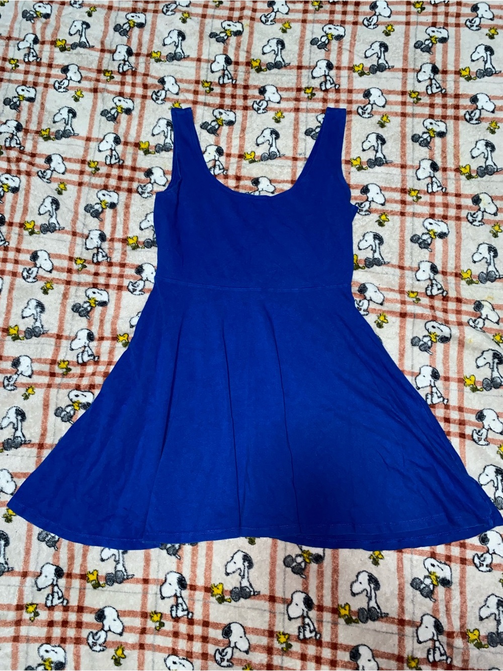 Sparkle & Fade Royal Blue Tank Skater Dress - Picture 1 of 2